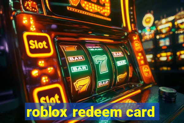roblox redeem card